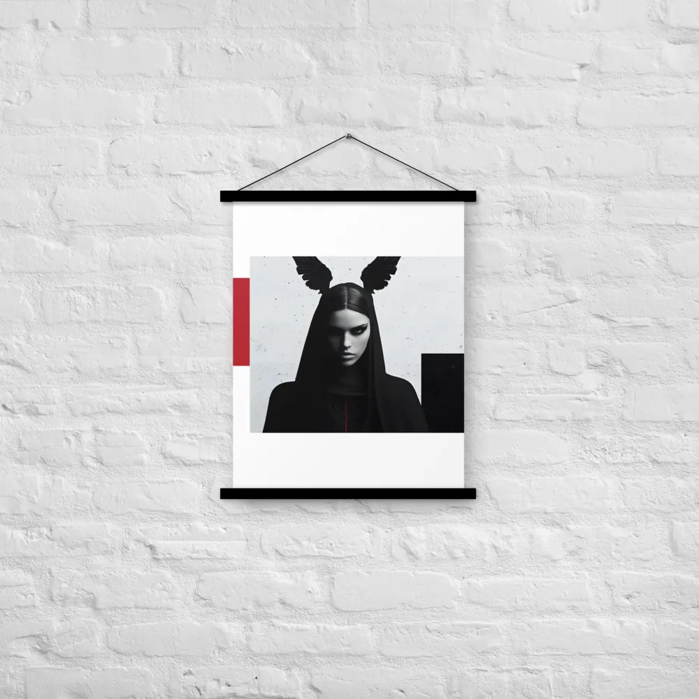 Whispers of Darkness | Poster With Black Wood Hanger | 18″×24″