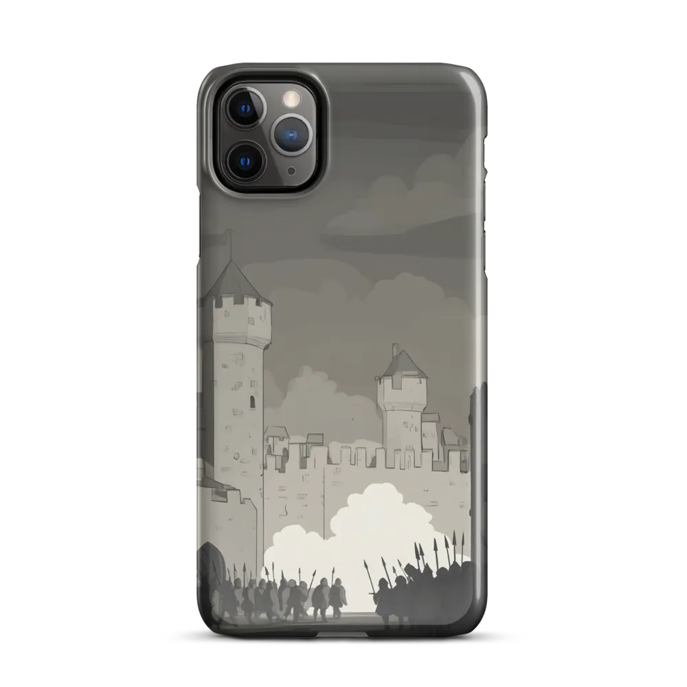 March of Valor: A Medieval Assembly | Phone Case |  11 Pro Max | Snap Case | Glossy