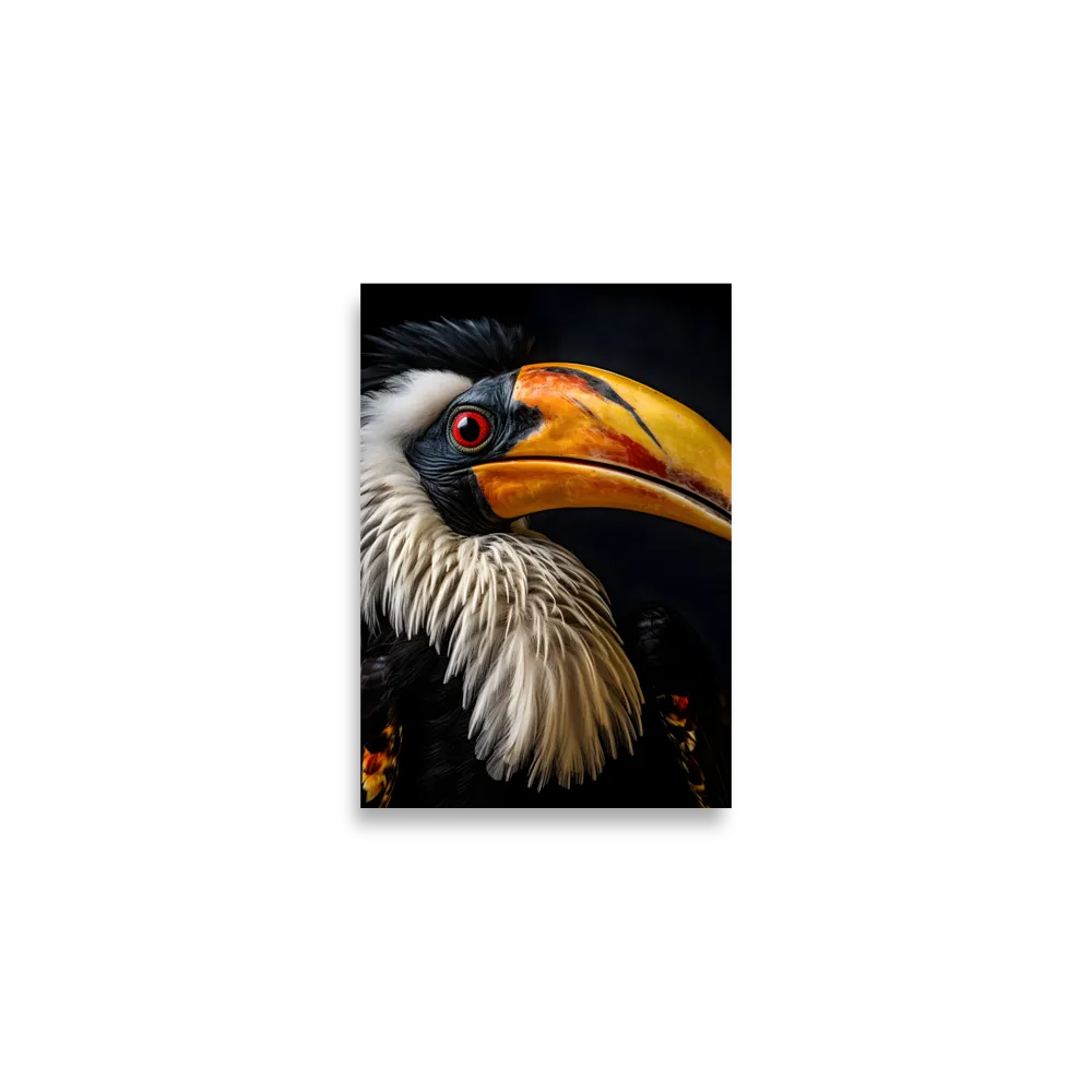 Majestic Hornbill Portrait | Poster | A2 (16.5″×23.3″)