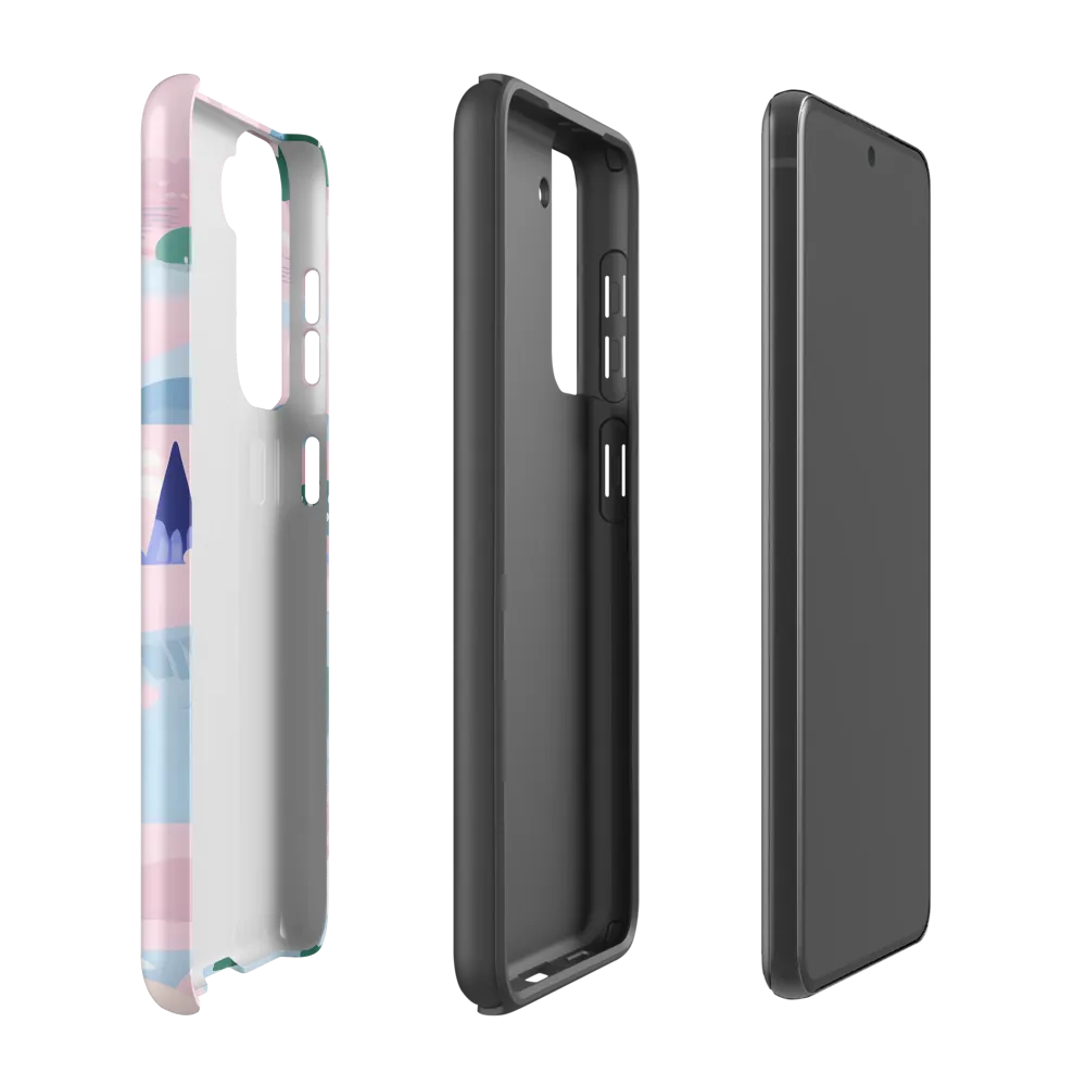 Whimsical Reflections: A Journey Through Landscapes | Phone Case |  S21 FE | Tough Case | Matte