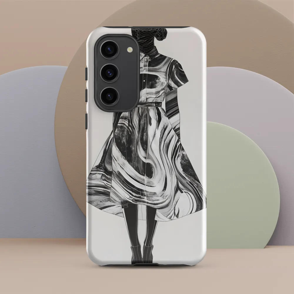 Whirls of Elegance: A Contemporary Fashion Design