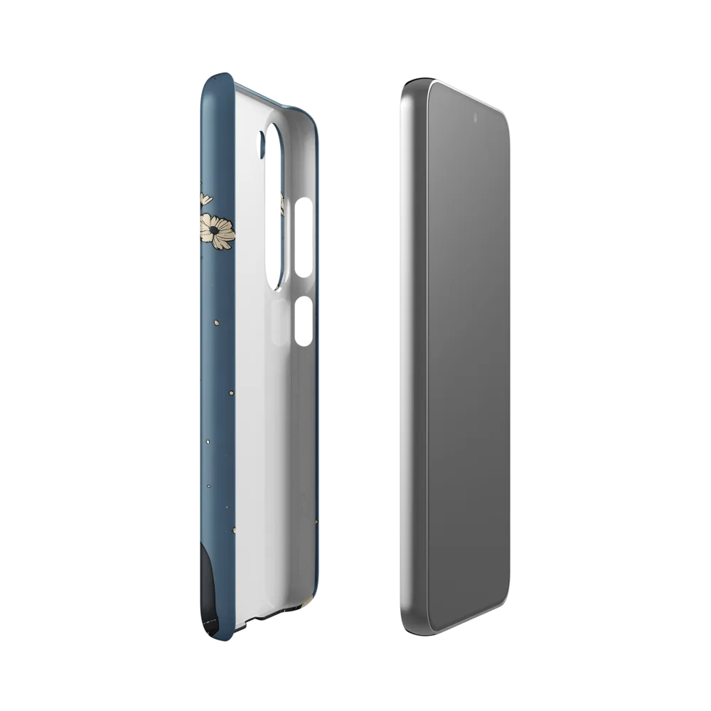 Floral Serenity: A Portrait of Tranquility | Phone Case |  S23 | Snap Case | Matte