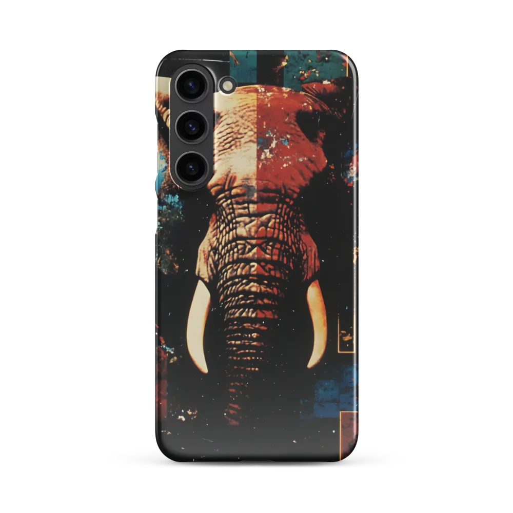 Majestic Mosaic: The Elephant | Phone Case |  S23 Plus | Snap Case | Glossy