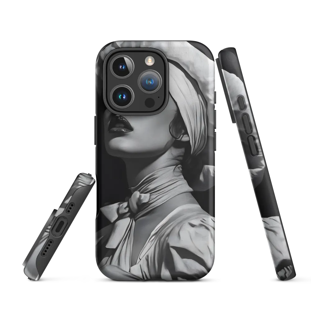 Timeless Elegance: A Charcoal Portrait of Grace