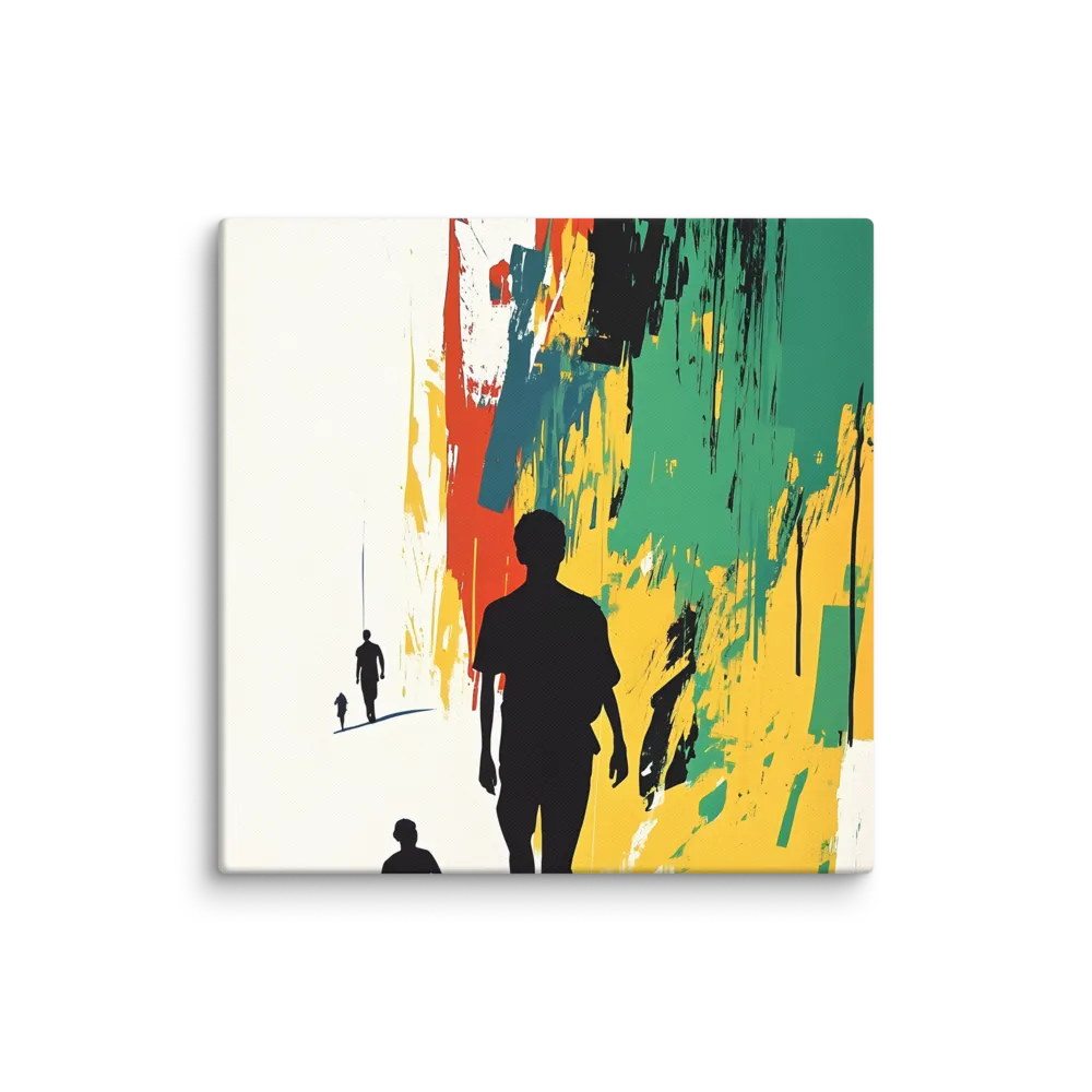 Journey of Silhouettes | Canvas | 32″×32″
