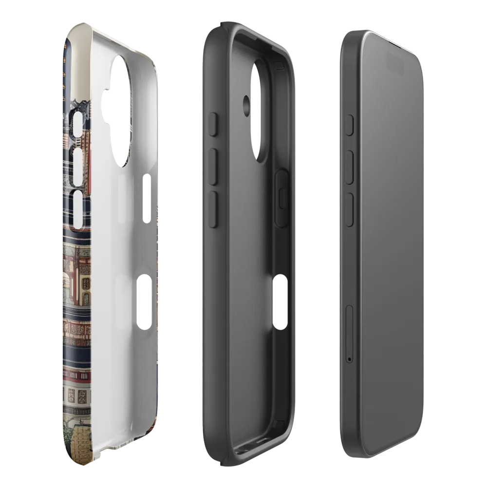 Urban Harmony: A Fusion of Tradition and Modernity | Phone Case |  16 | Tough Case | Glossy