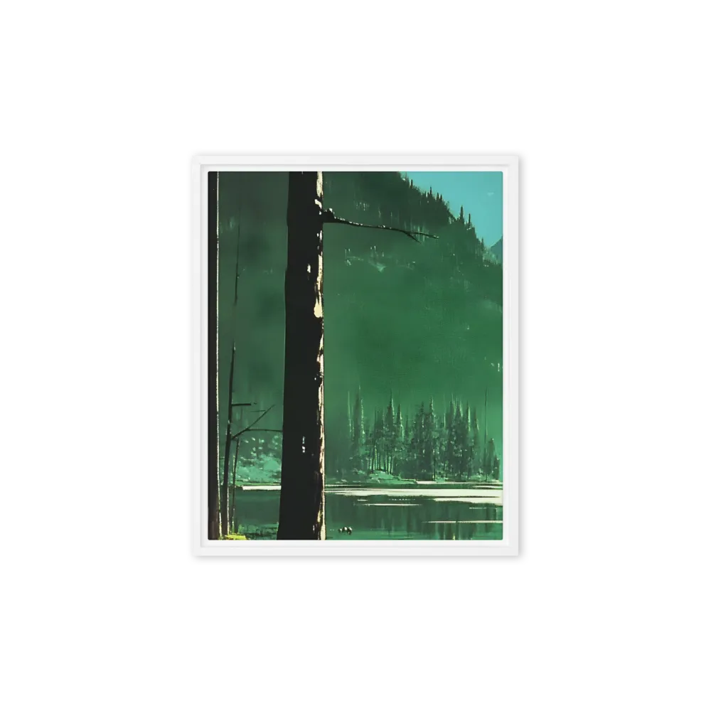 Reflections of Tranquility | Canvas with White Frame | 8″×10″