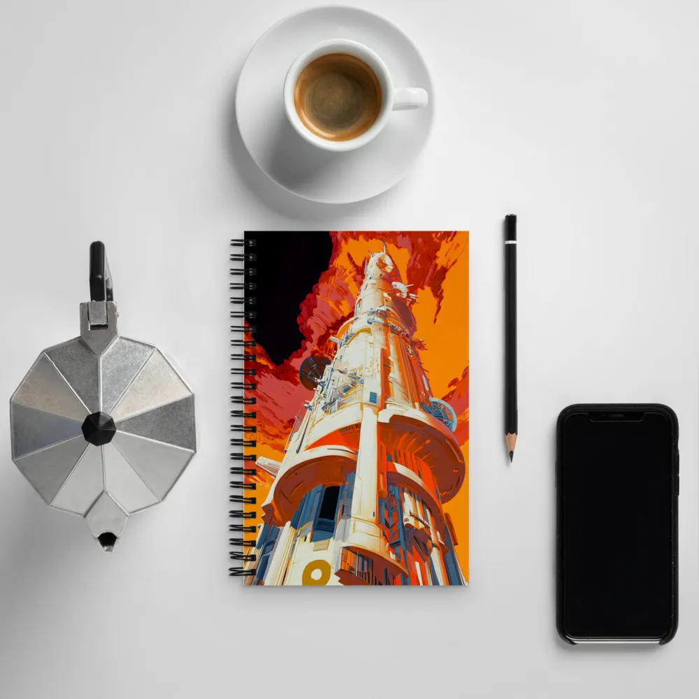 Ascendancy of the Tower | Spiral Notebook