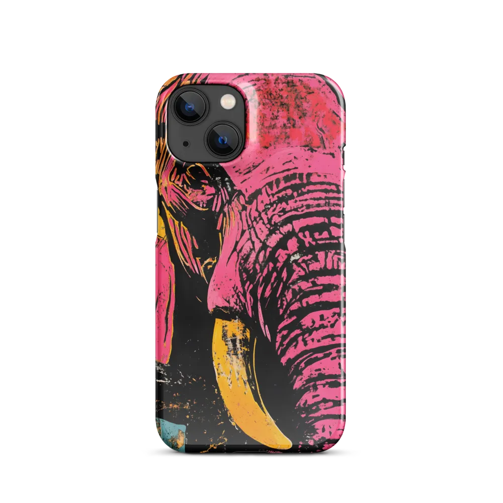 Bold Encounter: The Vibrant Elephant | Phone Case |  14 | Snap Case | Glossy