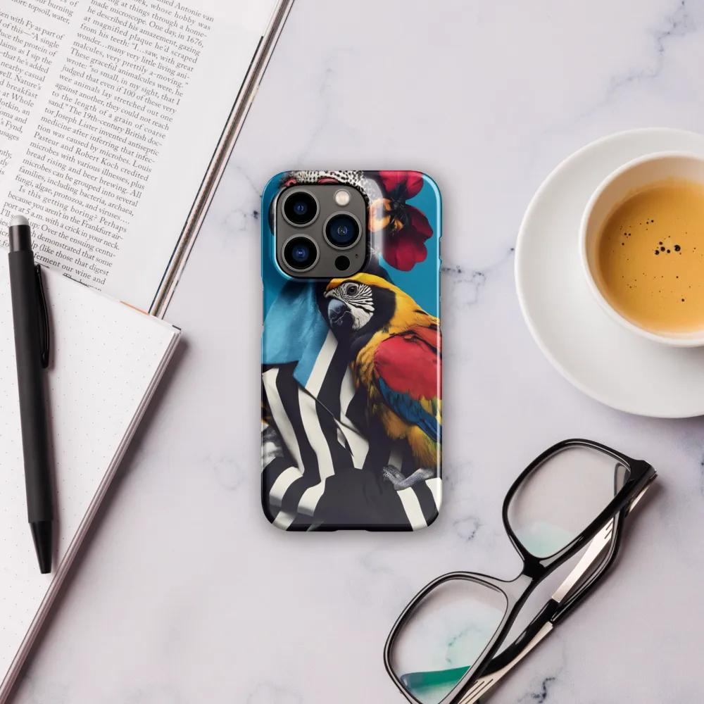 Vibrant Fusion of Flora and Fauna | Phone Case |  14 Pro | Snap Case | Glossy