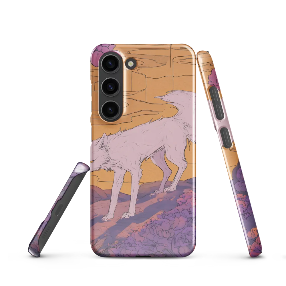 Whispers of the Violet Dawn | Phone Case |  S23 | Snap Case | Glossy