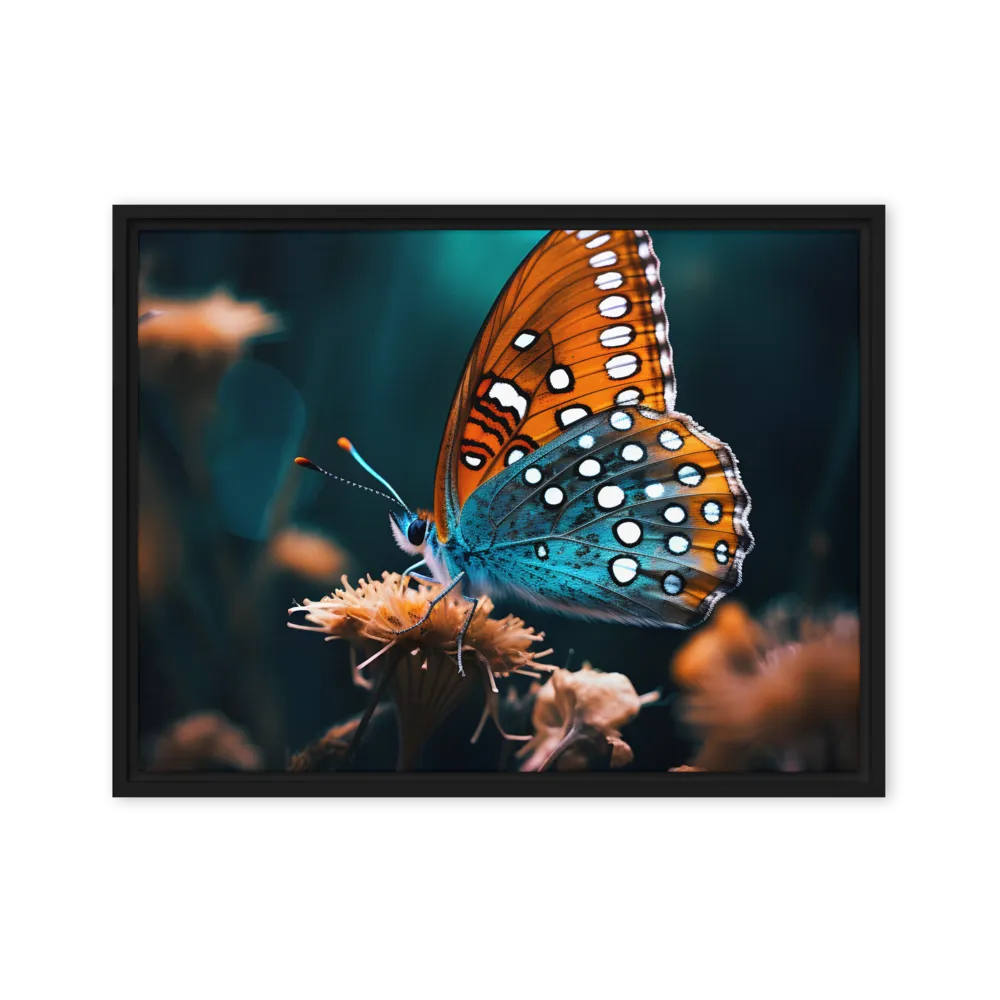 Whispers of Color: The Butterfly's Embrace