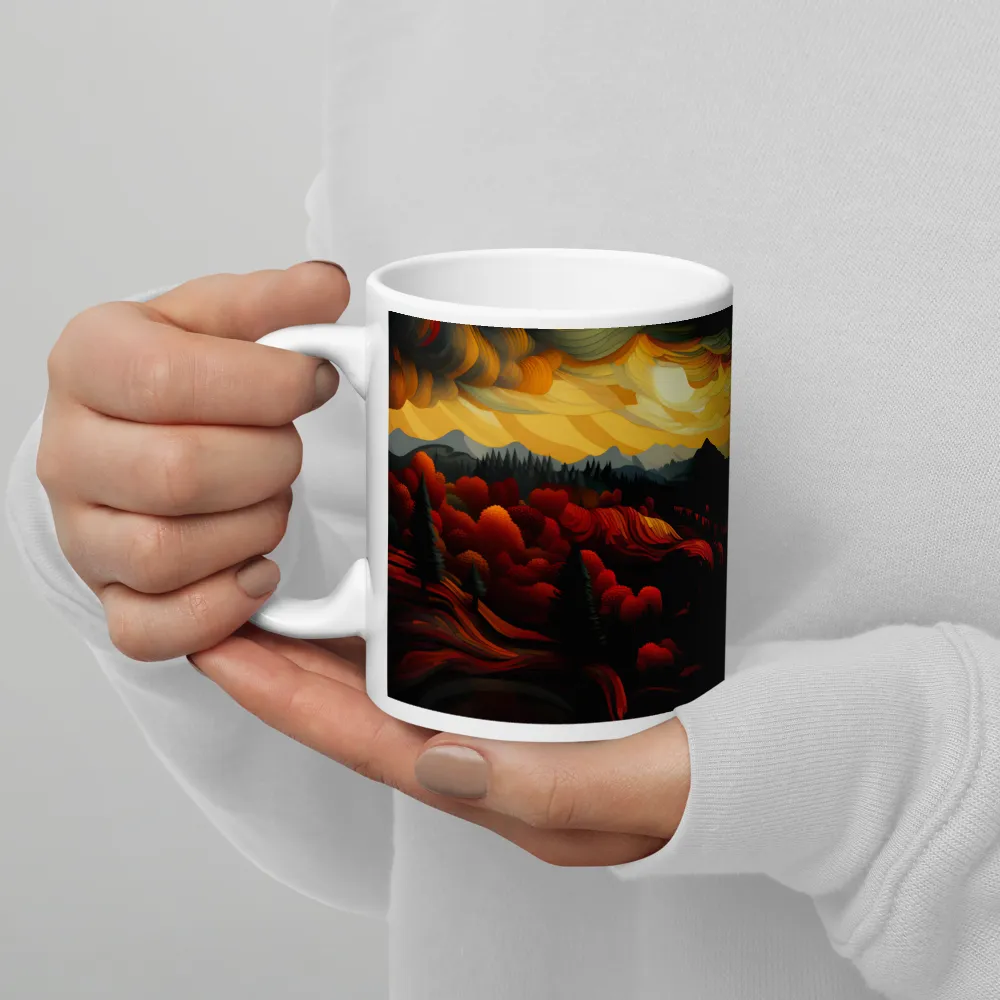 Ethereal Harvest | Mug with White inside | 11 oz