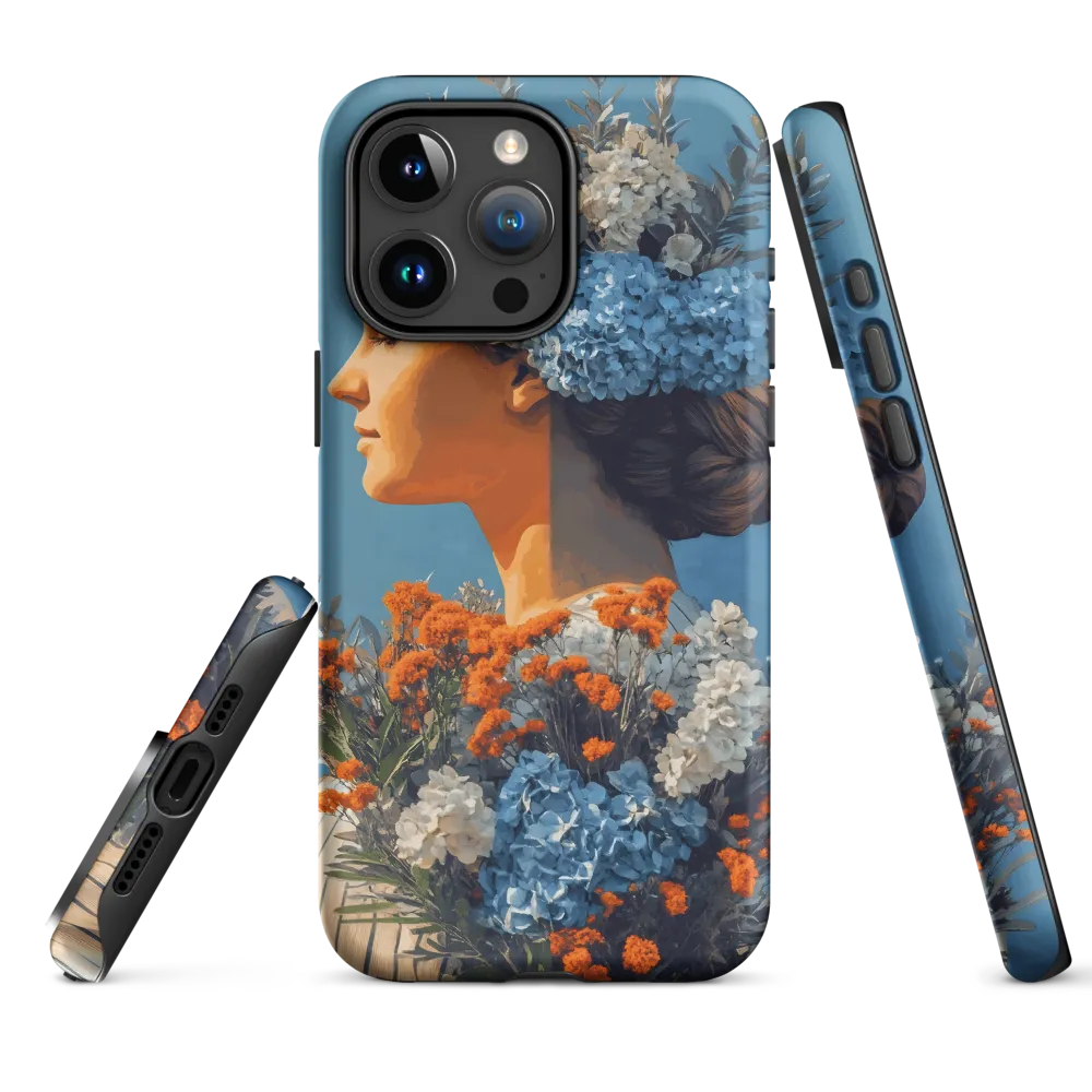 Floral Reverie: A Portrait of Serenity
