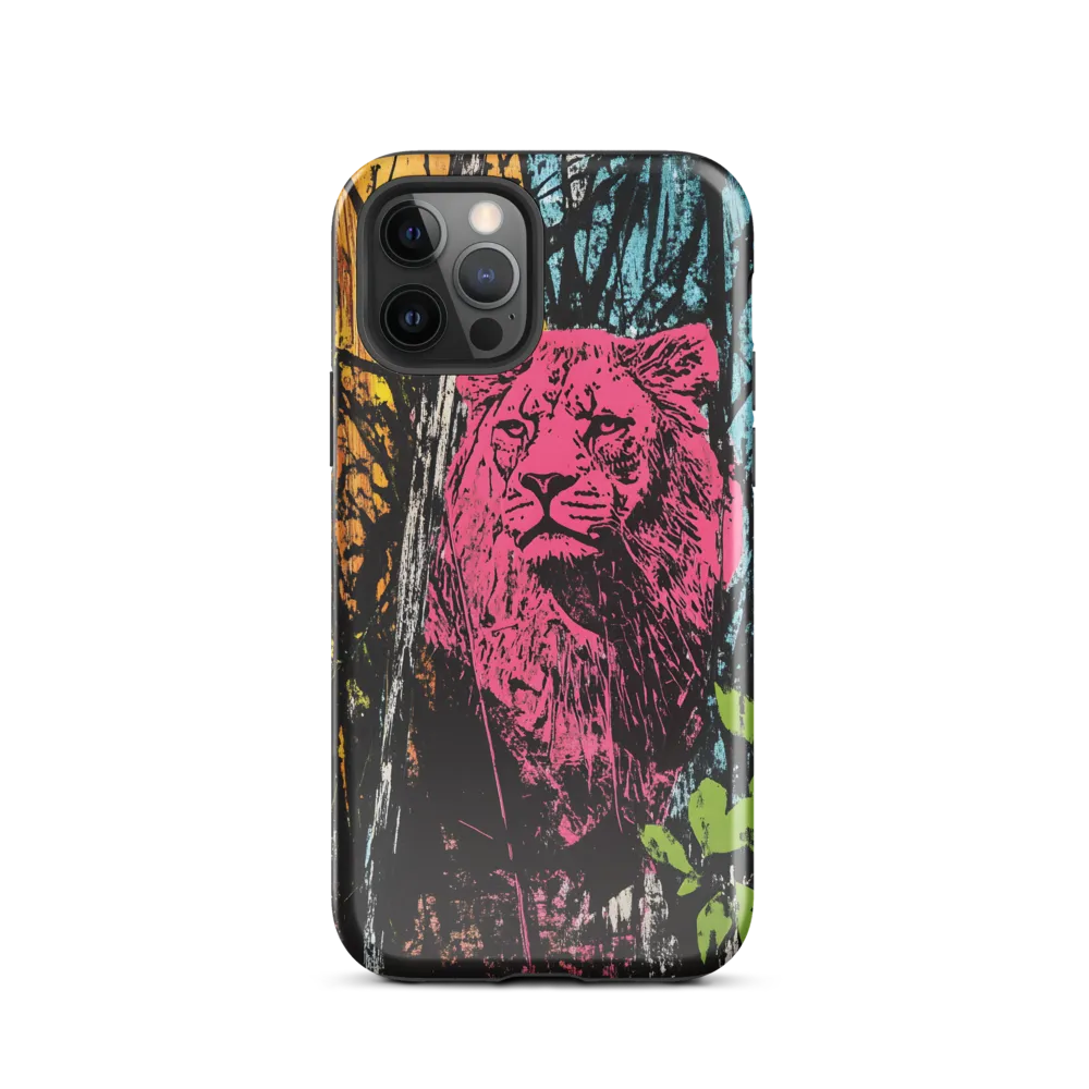Fierce Vibrance: The Pink Lion