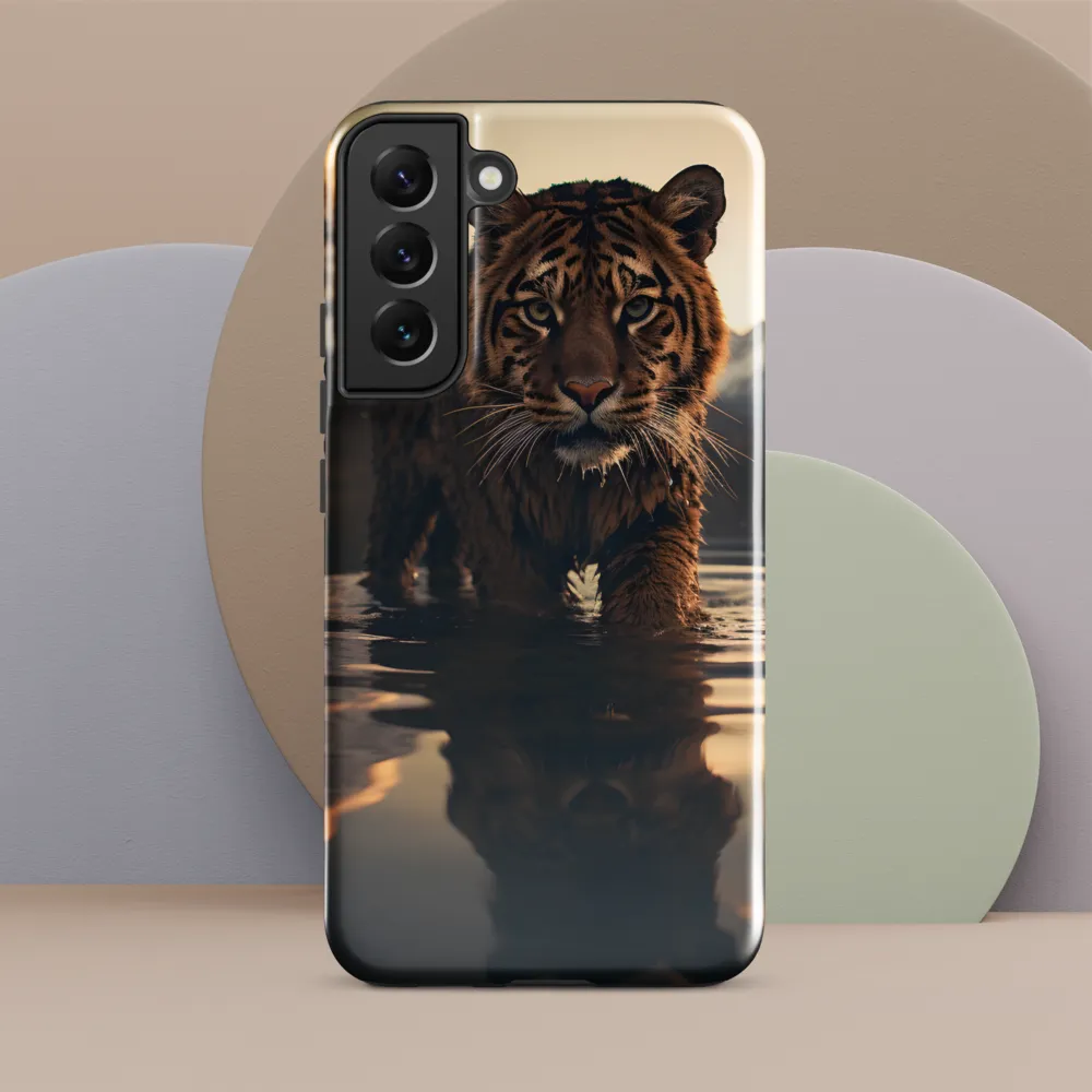 Majestic Reflection: The Tiger's Domain