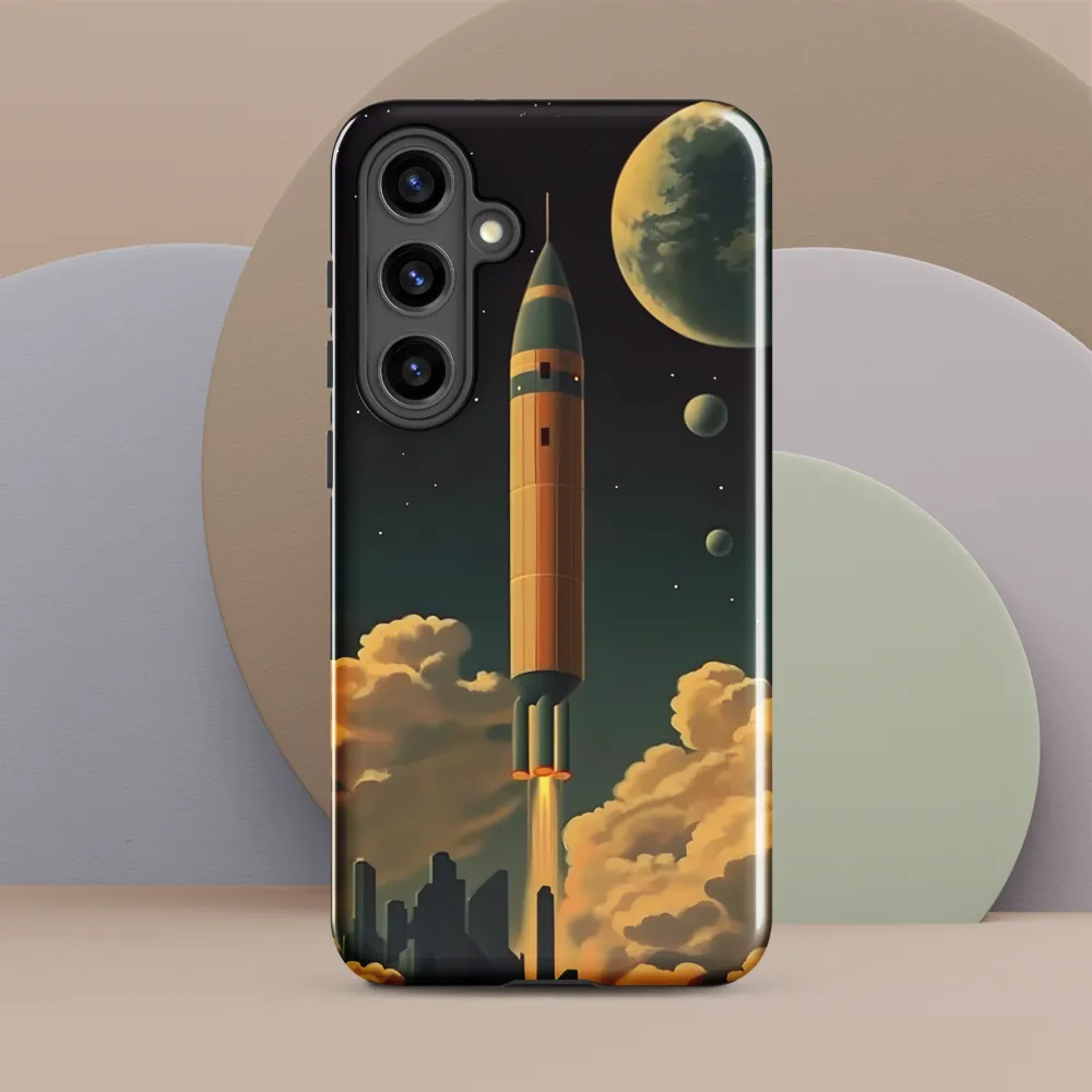 Journey Through the Cosmic Frontier | Phone Case |  S24 Plus | Tough Case | Glossy