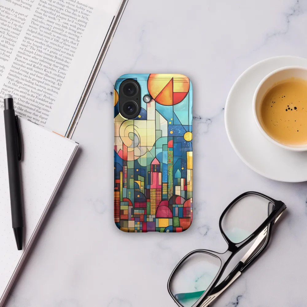 Geometric Harmony: A Vibrant Cityscape