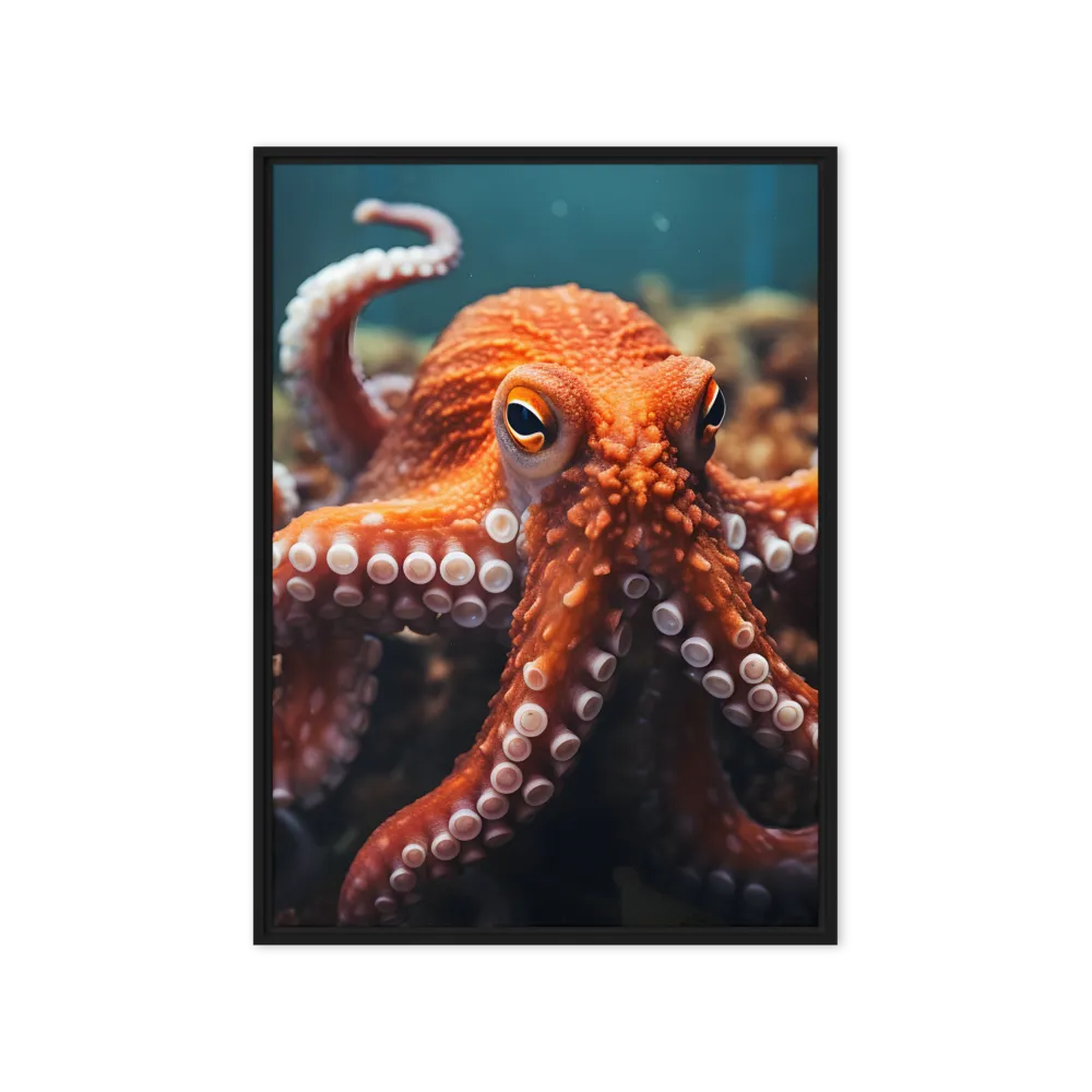 Curious Depths | Canvas with Black Frame | 20″×28″