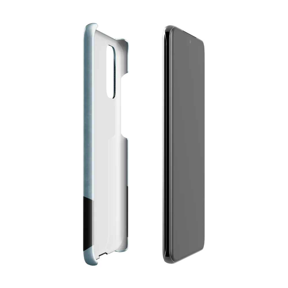 Minimalist Portrait of a Modern Man | Phone Case |  S20 | Snap Case | Glossy