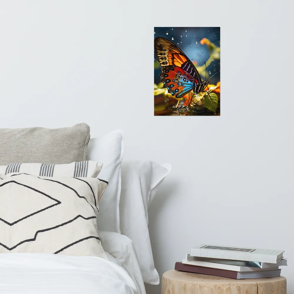 Dance of Colors: The Butterfly's Elegance | Poster | 12″×16″