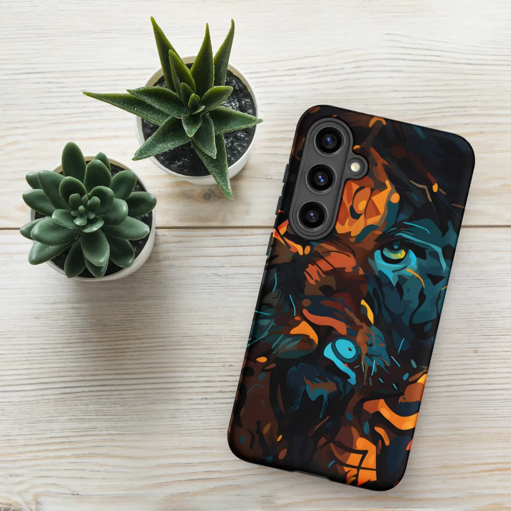 Tropical Enigma: A Wildlife Quartet | Phone Case |  S24 Plus | Tough Case | Matte