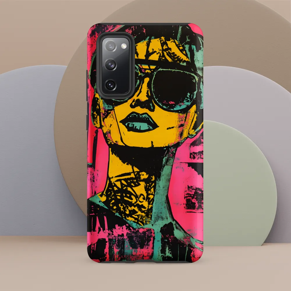 Confident Portrait in Neon Colors