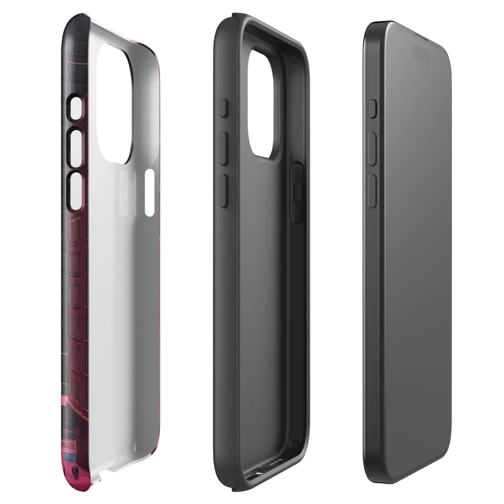 Urban Dreamscape: A Futuristic City | Phone Case |  15 Pro Max | Tough Case | Glossy