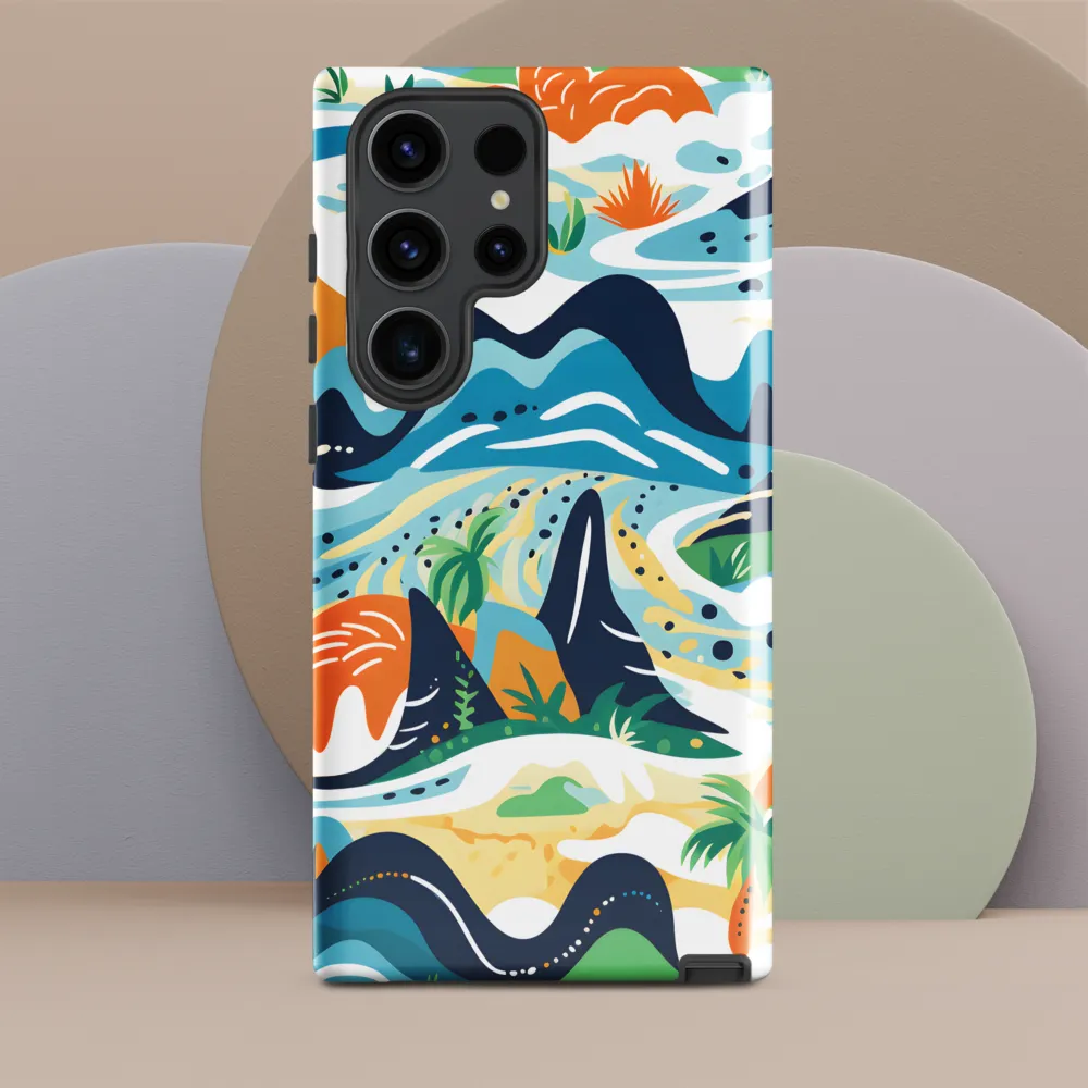 Abstract Tropical Landscape