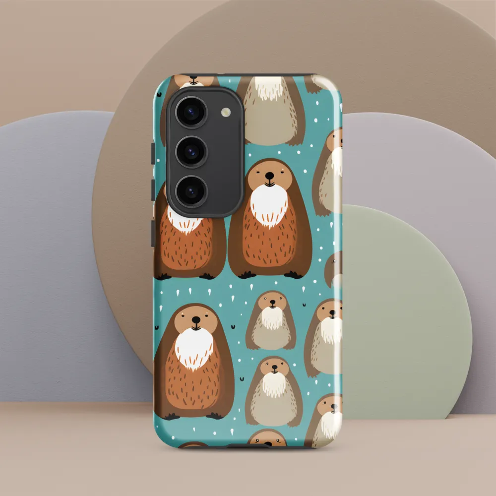 Whimsical Otter Pattern