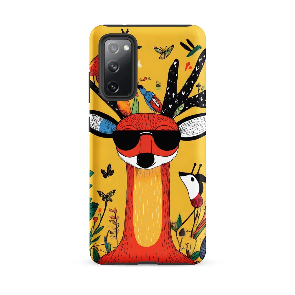 Playful Deer with Sunglasses