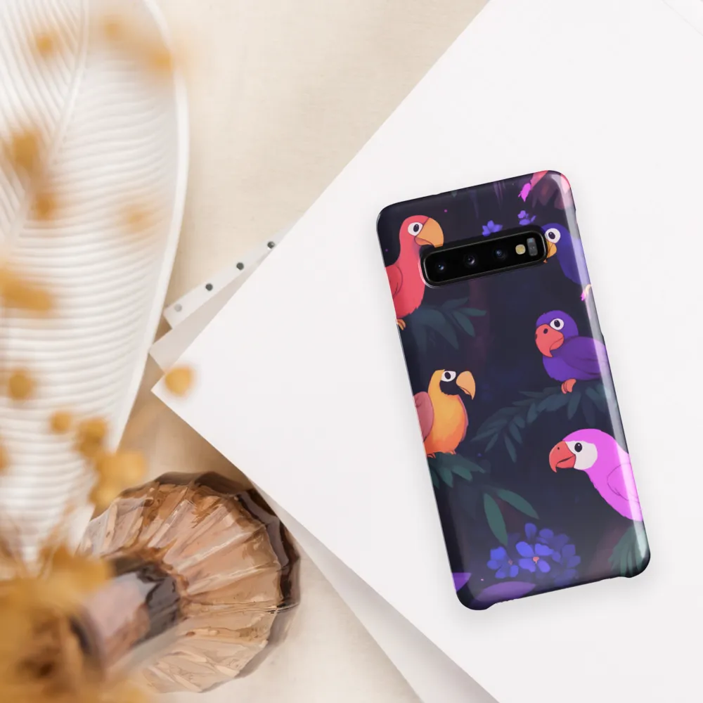 Tropical Parrot Playground | Phone Case |  S10 | Snap Case | Glossy