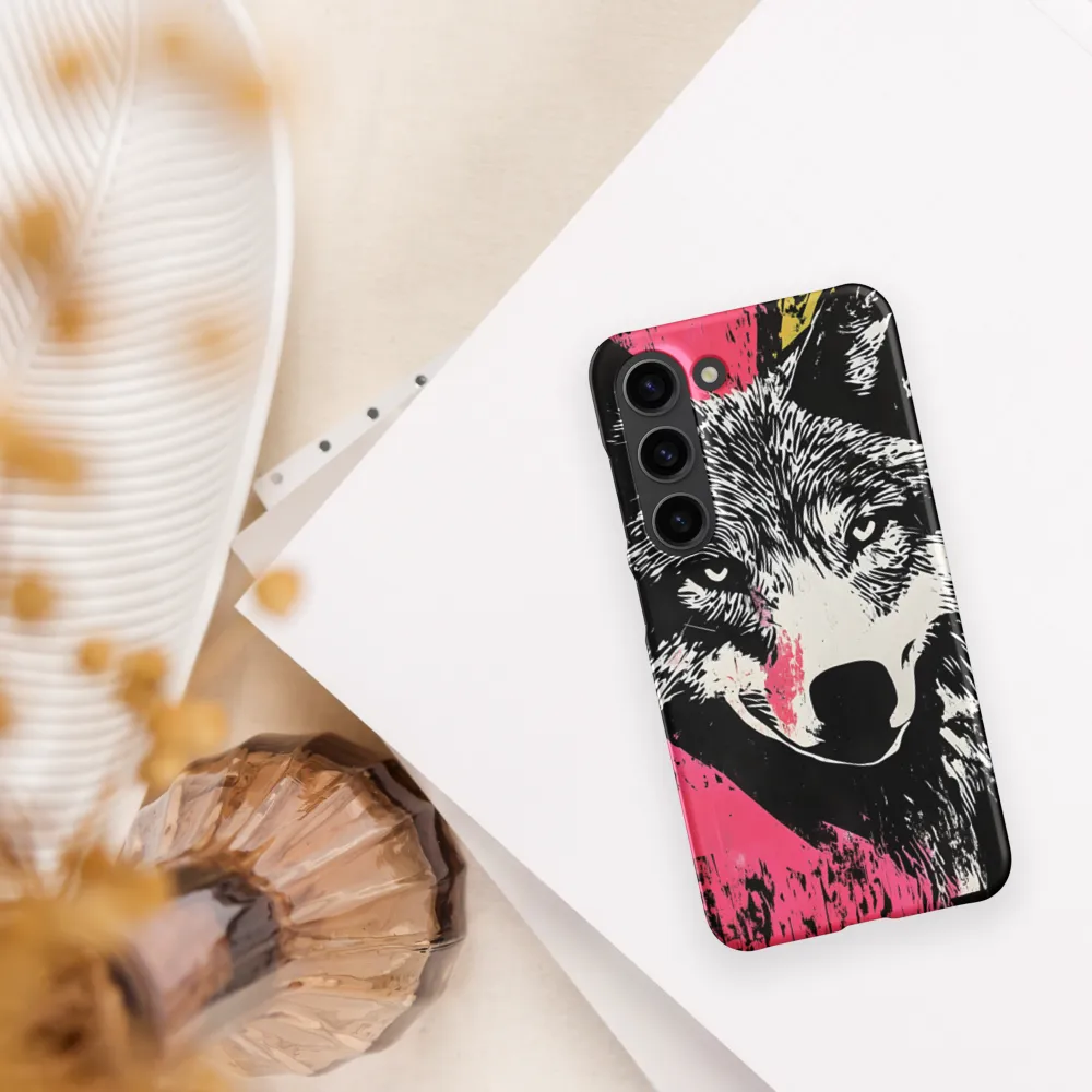 Intense Gaze of the Wolf
