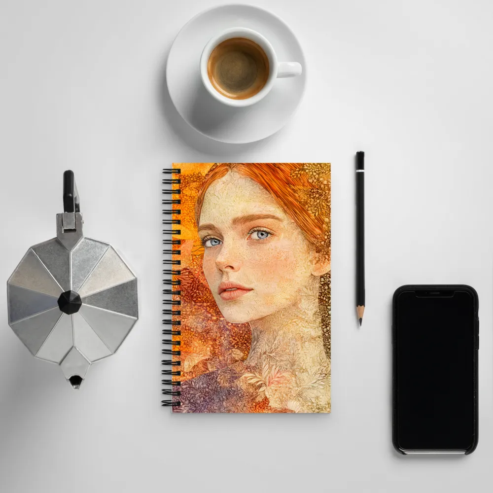 Embracing Autumn's Glow | Spiral Notebook