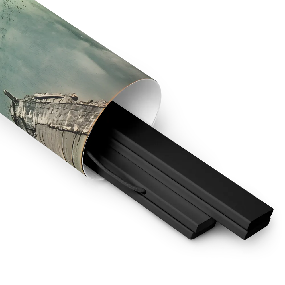 Ethereal Reflections: Identity in a Fragmented World | Poster With Black Wood Hanger | 16″×16″