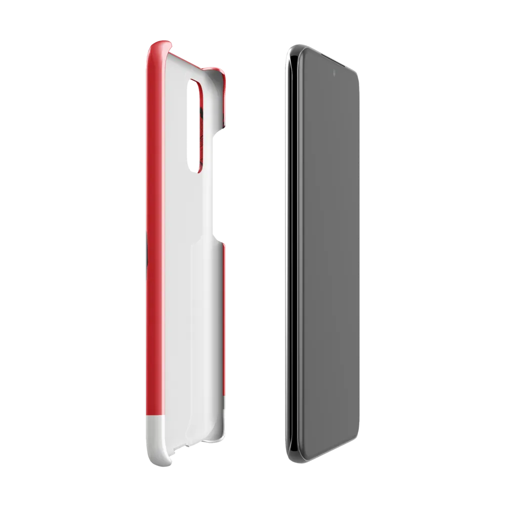 Contemplation in Red | Phone Case |  S20 | Snap Case | Glossy