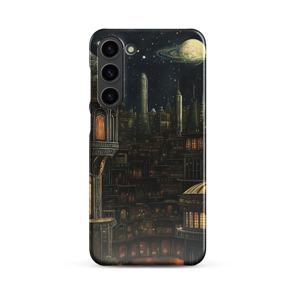 Celestial Enigma: A Surreal Cityscape