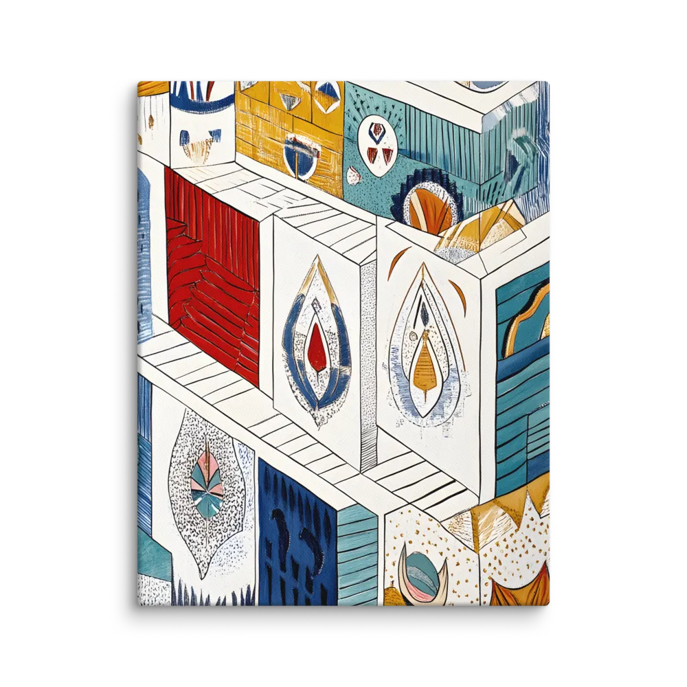 Symphony of Geometric Harmony | Canvas | 11″×14″