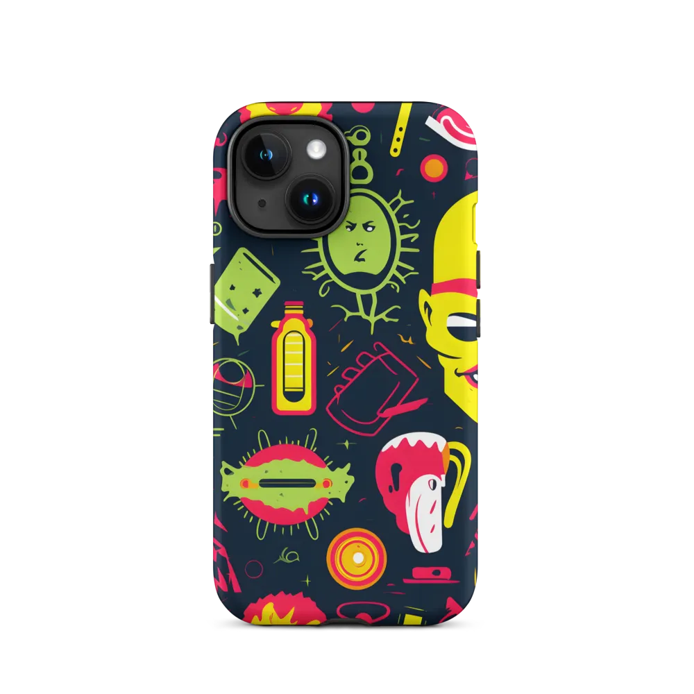 Neon Revelry: A Quirky Exploration of Modern Pop Art
