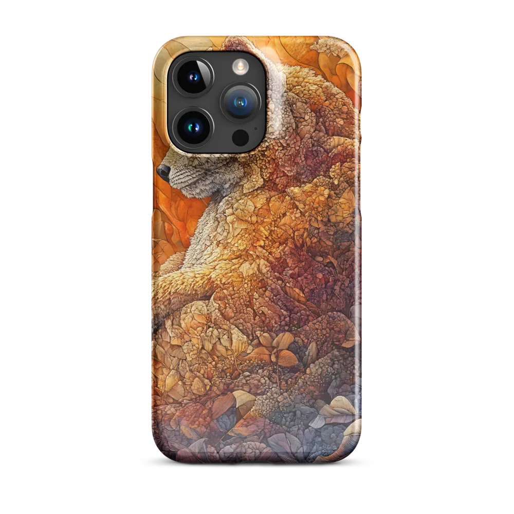 Amber Sentinel — Fox in a Floral Tapestry