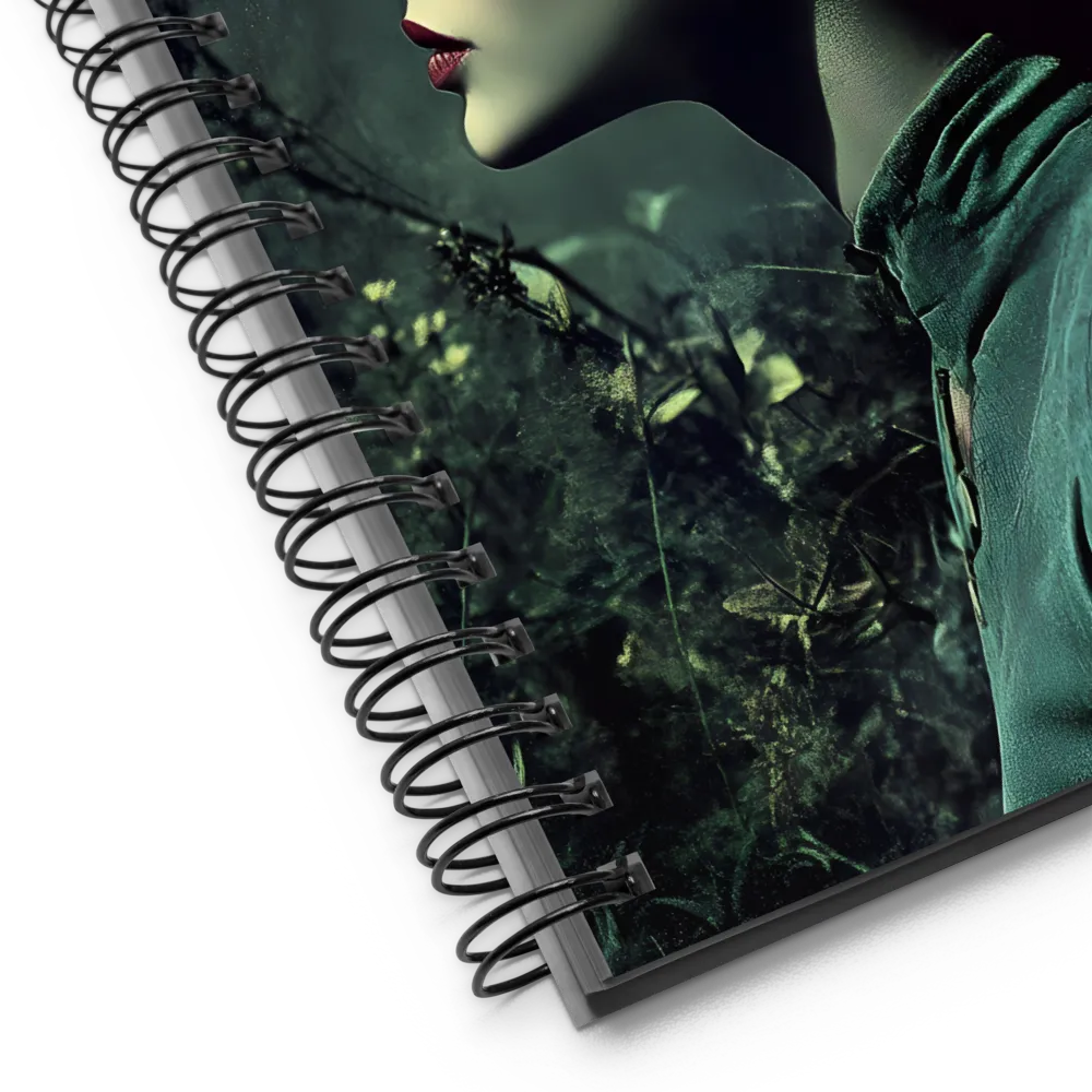 Ethereal Connection: Portrait of Nature | Spiral Notebook