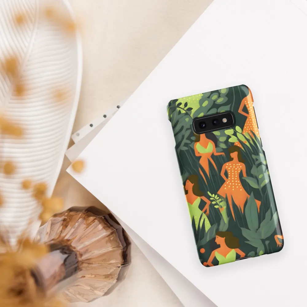 Playful Harmony in Patterns | Phone Case |  S10e | Snap Case | Matte