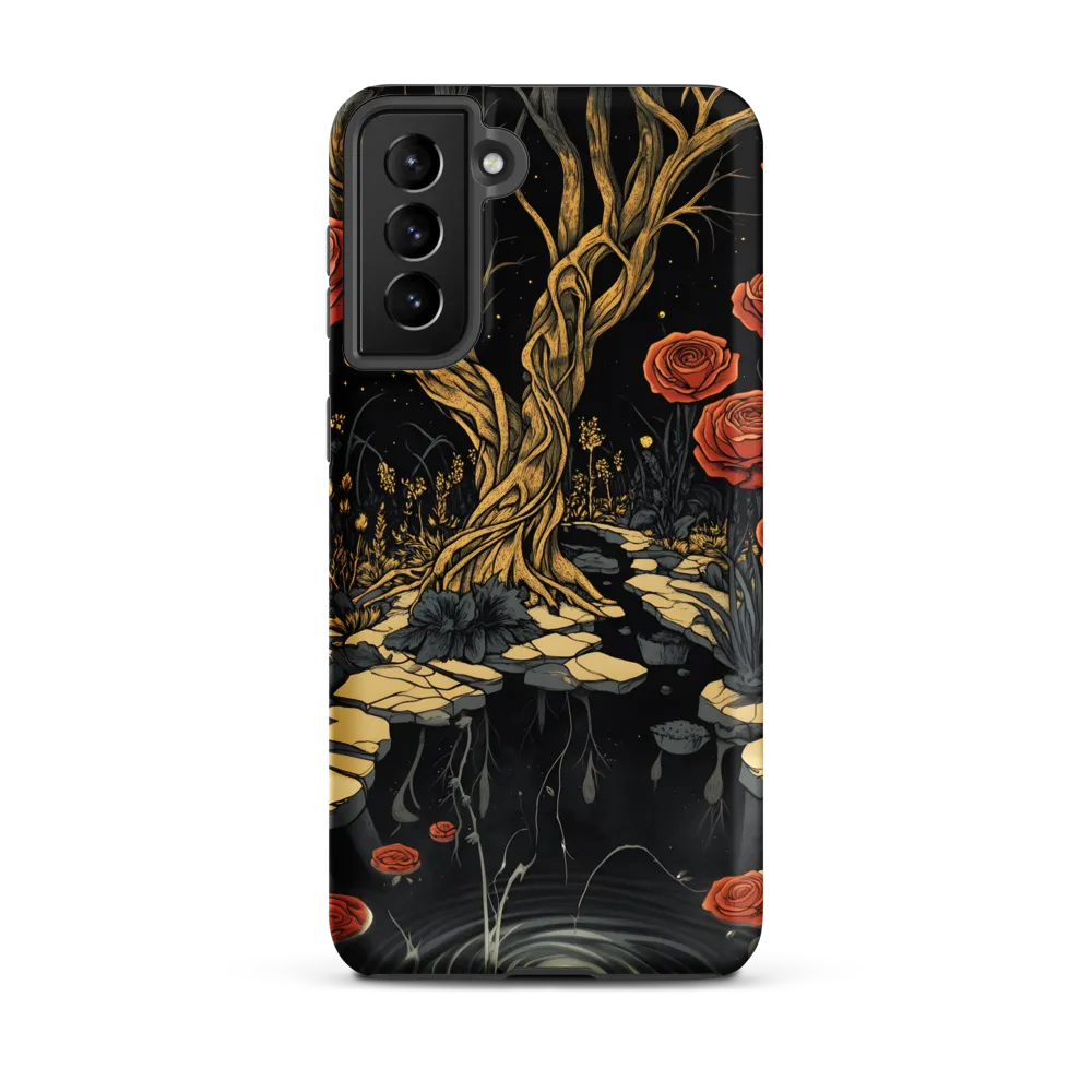Golden Boughs and Scarlet Roses