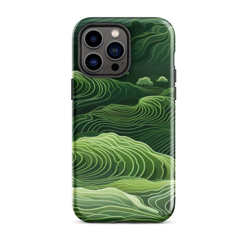 Whispers of Green Hills | Phone Case |  14 Pro Max | Tough Case | Glossy