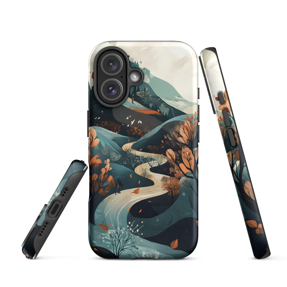 Whispers of Autumn: A Serene Landscape | Phone Case |  16 | Tough Case | Matte