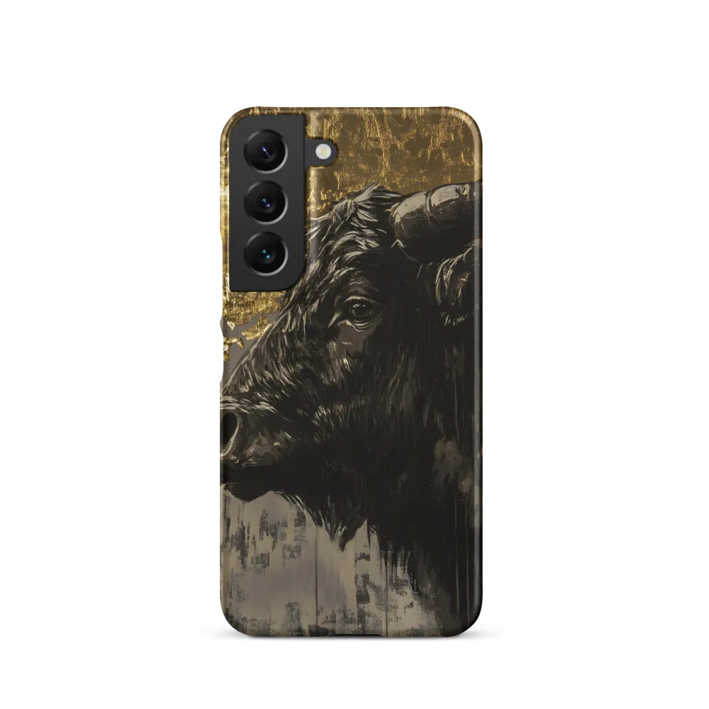 Majestic Bull Against the Golden Horizon