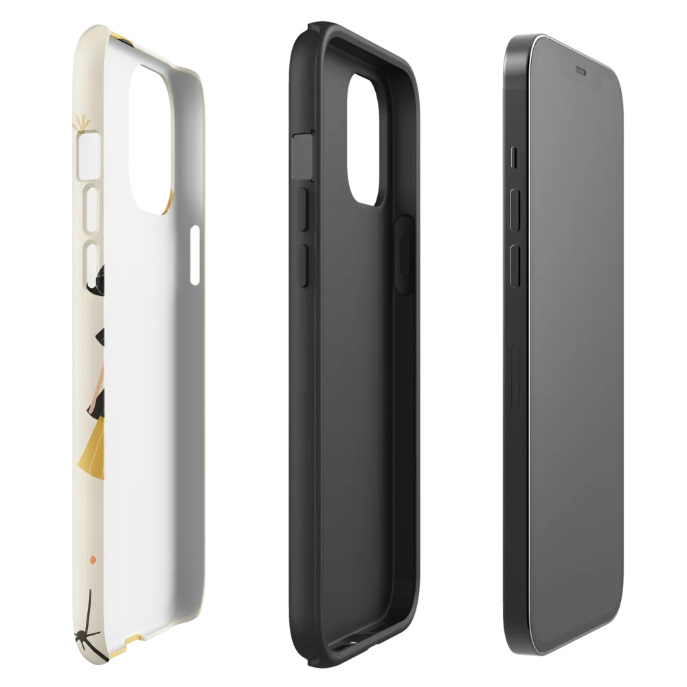 Whimsical Patterns of Nature and Femininity | Phone Case |  12 Pro Max | Tough Case | Glossy