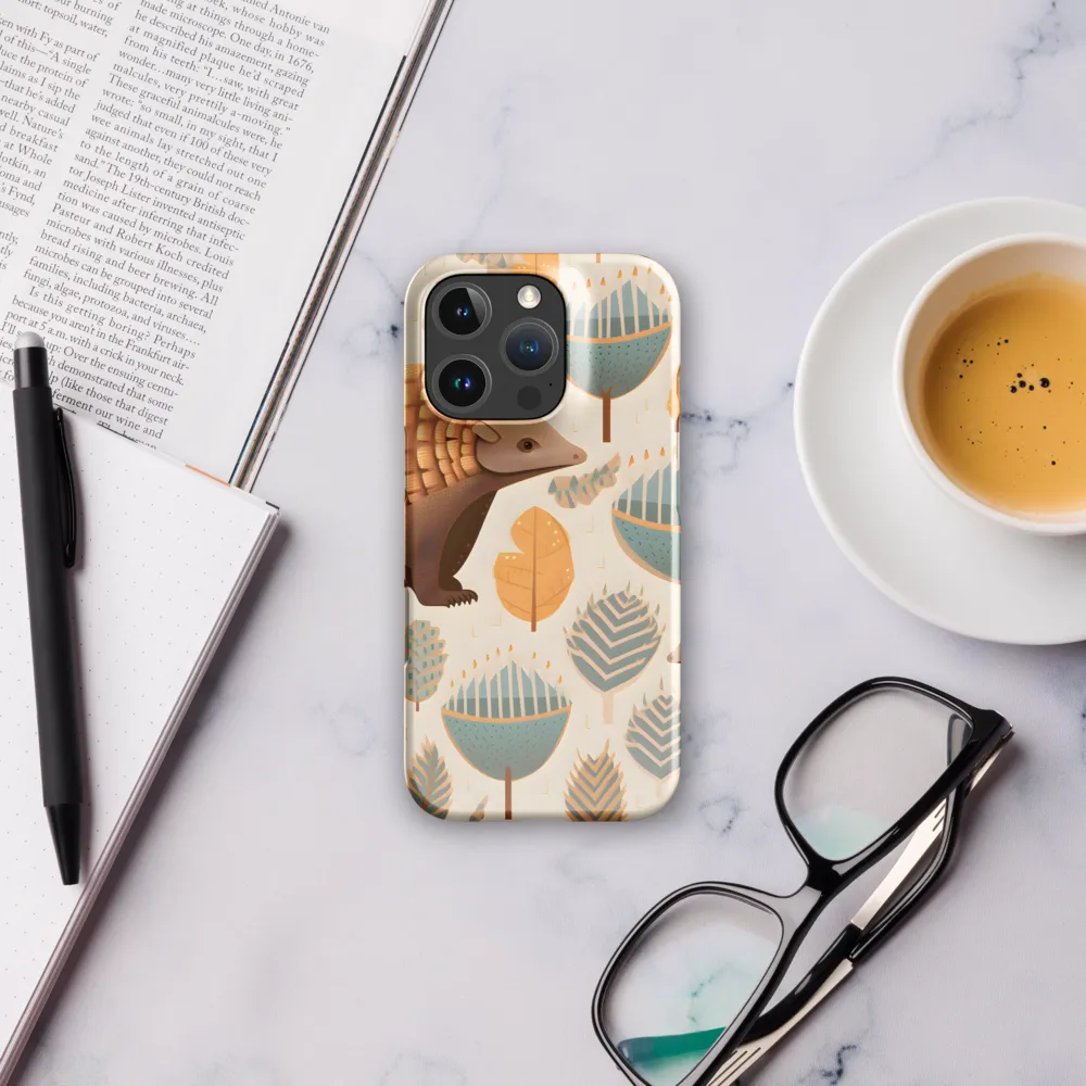 Pangolins in a Whimsical Habitat | Phone Case |  16 Pro | Snap Case | Glossy