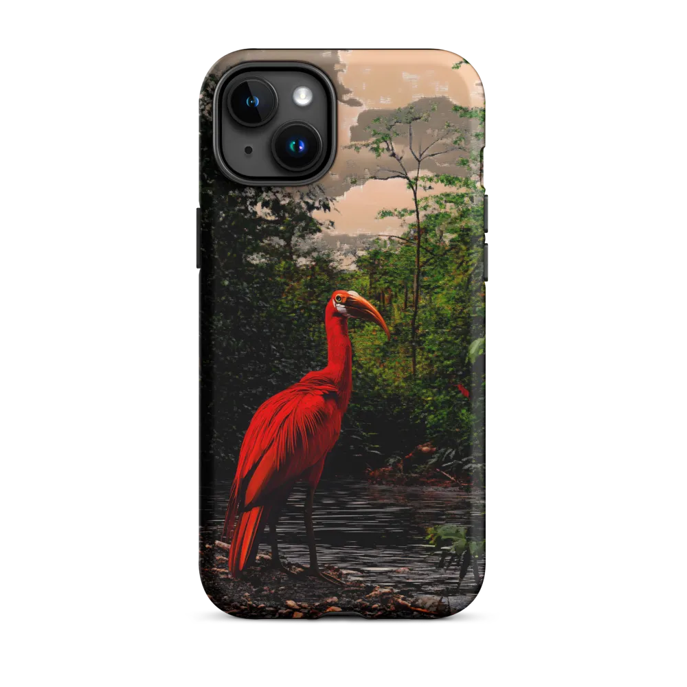 Enigmatic Elegance: The Scarlet Observer
