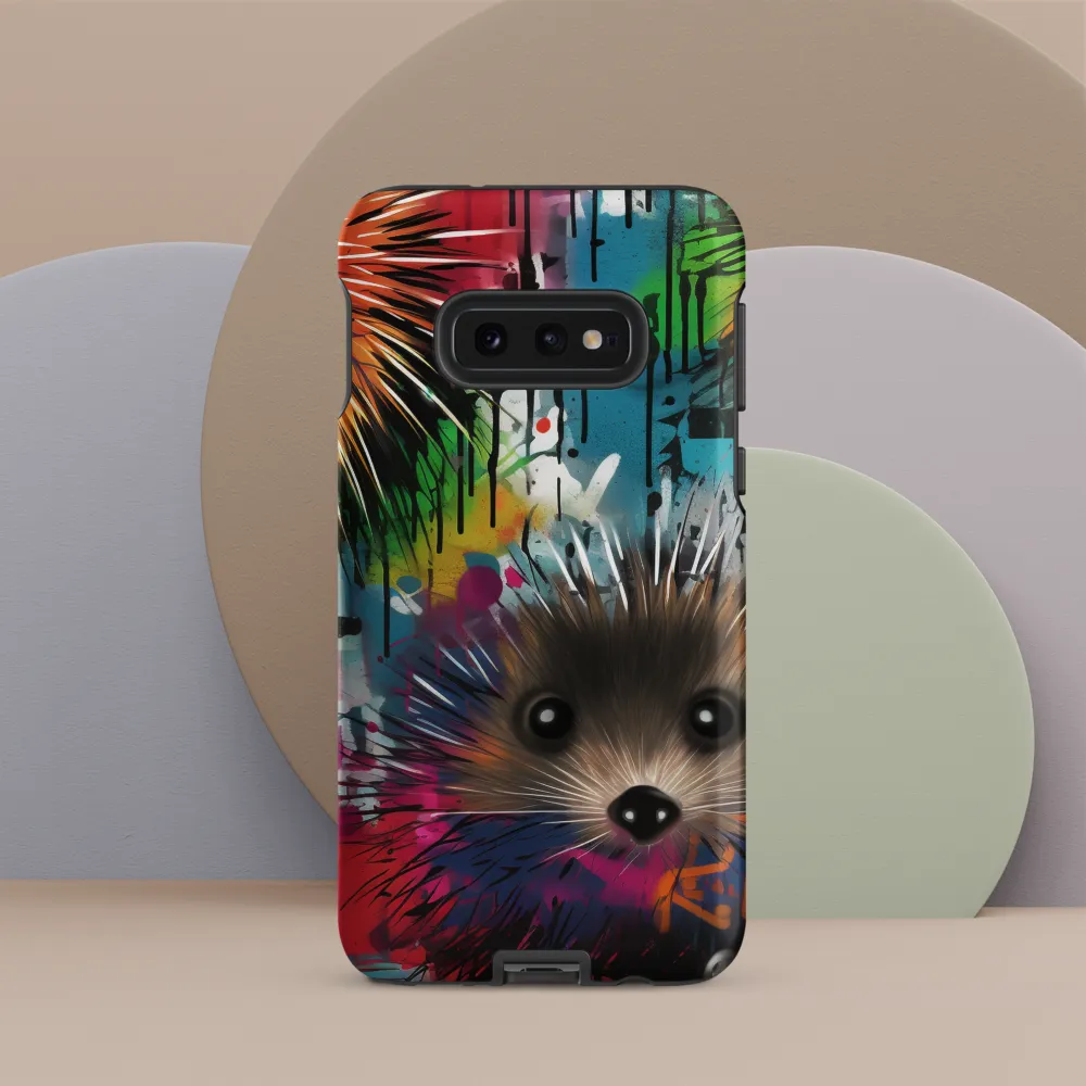 Whimsical Hedgehogs in a Kaleidoscopic Wonderland